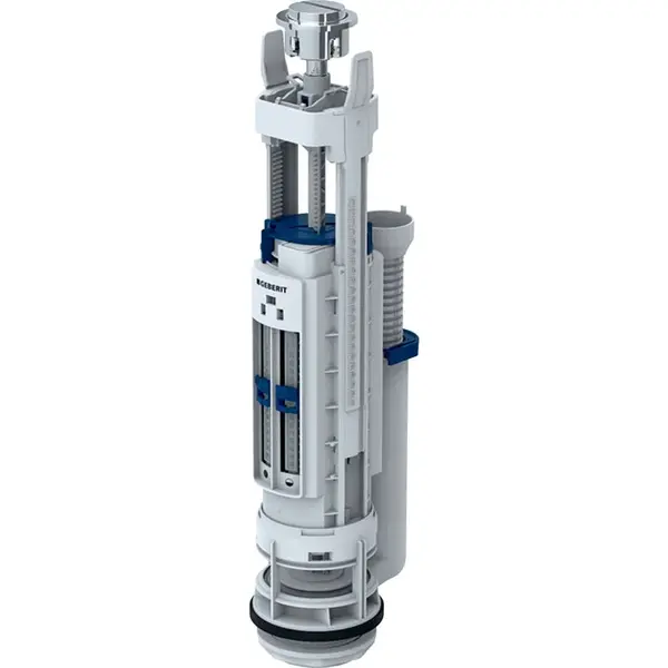 Geberit Příslušenství - Vypouštěcí ventil Impuls 290, 2 množství splachování, lesklý chrom 282.350.21.2