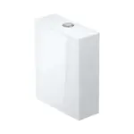 Duravit White Tulip - Splachovacia nádrž, 37x15 cm, pripojenie vľavo, biela 0933100005