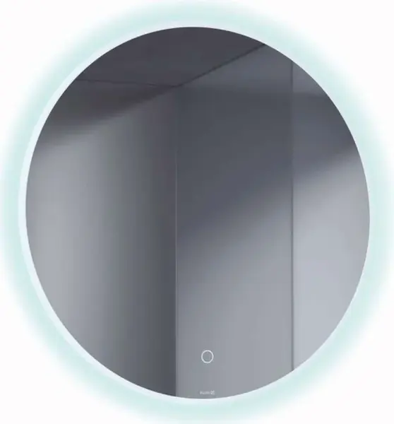 Kludi Luma - Zrcadlo s LED osvětlením a vyhříváním, 60x60 cm, dotykový senzor 17SP0100