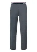 s.Oliver Pyžamové nohavice  petrolejová / červená / šedobiela