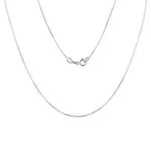 Řetízek ankr 50 cm z bílého zlata KLENOTA