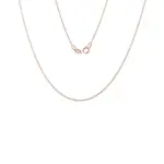 Dámska retiazka z ružového zlata dlhá 45 cm KLENOTA