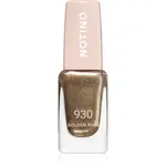 Notino Gel Effect Nail Polish lak na nechty s gélovým efektom 930 Golden Ring 10 ml