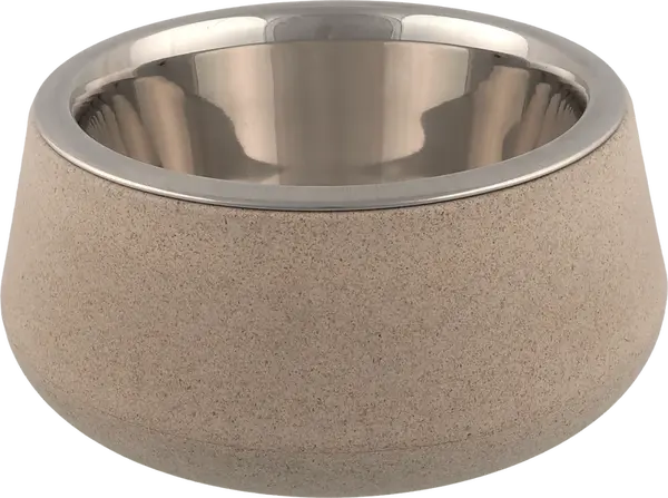 Miska Dog Fantasy nerez EcoStyle béžová 17cm 850ml