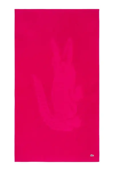 Bavlnený plážový uterák Lacoste L SPORT Bigarreau 90 x 160 cm
