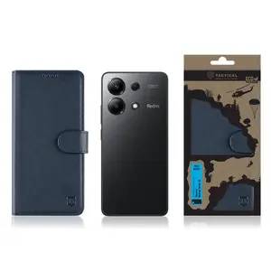 Flipové pouzdro Tactical Field Notes pro Xiaomi Redmi Note 13 5G, modrá