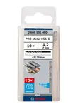 Bosch Príslušenstvo - Súprava vrtákov do kovu, 4,2x75 mm, 10 ks 2608595060