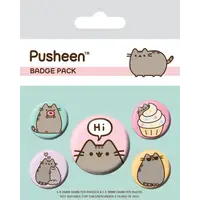 Sed odznaků Pusheen Hi