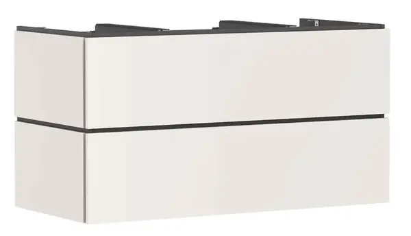 Hansgrohe Xilesa E - Umývadlová skrinka, 62x118x55 cm, 2 zásuvky, matná béžová 54304780