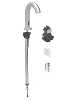 Geberit Piave - Elektronický umývadlový ventil, napájanie z generátora, easy to clean, kefovaná nerezová 116.185.SN.1