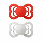 BIBS Supreme symetrické cumlíky z prírodného kaučuku 2ks - veľkosť 1 - Candy Apple / Haze