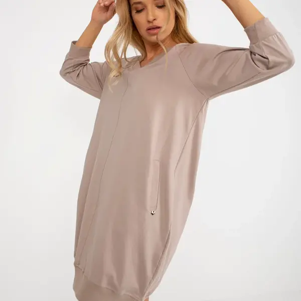 Dress-RV-SK-7203.35P-dark beige