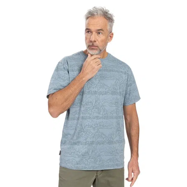 Bushman Pánské tričko Carew, modré XL