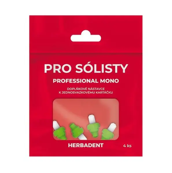 Herbadent Mono Náhradní hlavice 4 ks