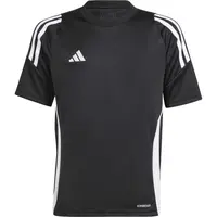 adidas TIRO24 JERSEY Y Chlapecký fotbalový dres, černá, velikost