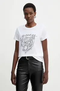 Bavlněné tričko Guess