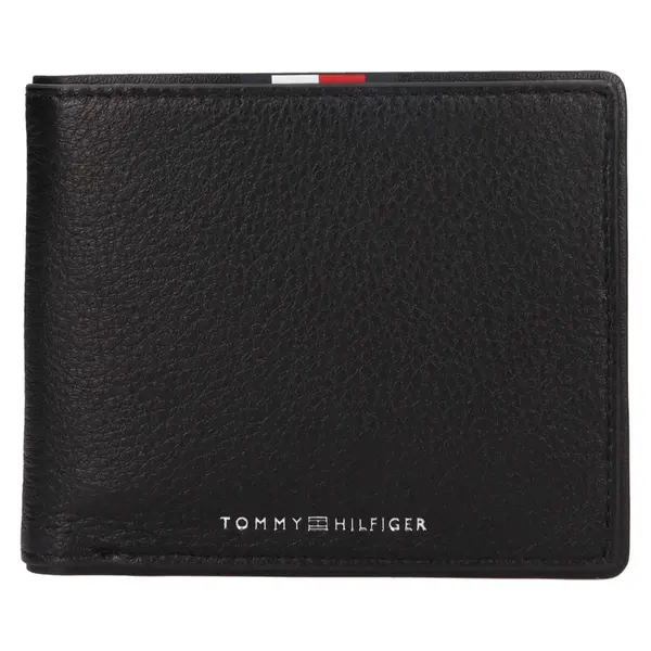 Pánská kožená peněženka Tommy Hilfiger Vigo - černá