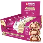 MaxiNutrition Creamy Core Protein Bar proteinová tyčinka s nízkým obsahem cukrů příchuť Chocolate Cookie & Milk 12x45 g