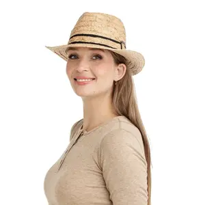 Bushman Pánský a dámský slamák Chavi UNI, béžový 57