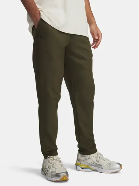 Pánské sportovní kalhoty Under Armour UA Unstoppable Tapered Pants-GRN - Pánské