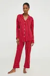 Pyžamo Answear.LAB červená barva