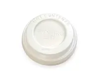 1000 ks - Víčko vypouklé bílé pro kelímek s průměrem 80mm