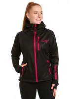Meatfly dámská softshell bunda Zaja Black | Černá | Velikost XS