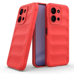 Wency Magic Shield obal, Xiaomi Redmi 15C, červený