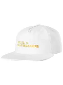 Emerica kšiltovka This Is Skateboarding Snapback White | Bílá | Velikost One Size