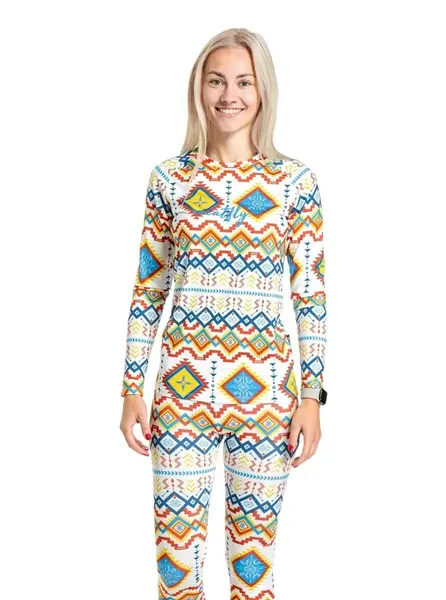 Meatfly dámské termo tričko Capa White Jones | Bílá | Velikost XS