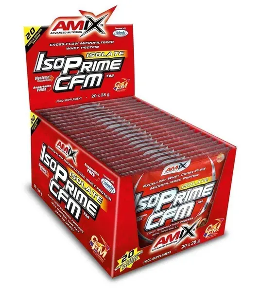 AMIX IsoPrime CFM Isolate, Chocolate, 20x28g