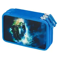 Školní penál třípatrový Závodní auto