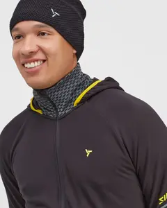 Unisex pletená čepice silvini airoso černá l/xl
