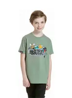 Meatfly dětské tričko Skejters Olive | Zelená | Velikost 134 | 100% bavlna