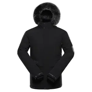 Pánská zimní bunda s membránou ptx alpine pro werd 2 černá l