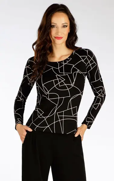 Dámské triko s dlouhým rukávem 7f000 litex xl