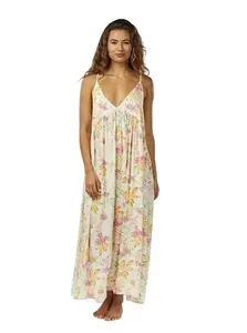 Rip curl dámské šaty Sun Dance Midi White | Bílá | Velikost S