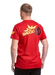 Meatfly pánské tričko Big Shock Teamup Dark Red | Červená | Velikost M | 100% bavlna