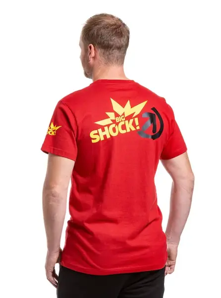 Meatfly pánské tričko Big Shock Teamup Dark Red | Červená | Velikost M | 100% bavlna