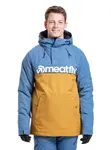 Meatfly pánská SNB & SKI bunda Slinger Wood/Slate Blue | Hnědá | Velikost XL