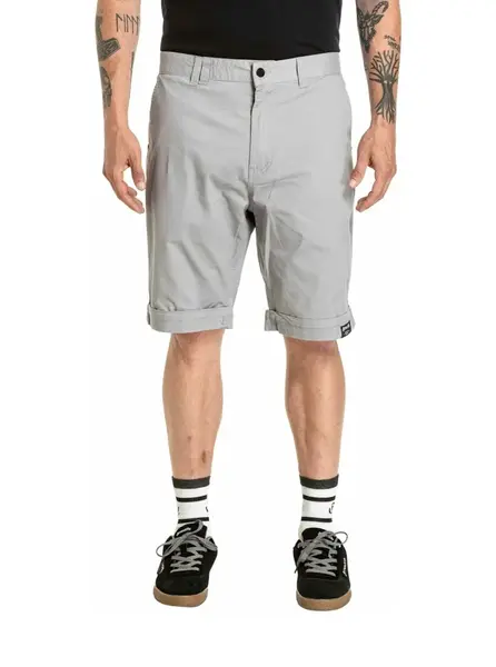 Meatfly pánské kraťasy Barry 2.0 Stone | Šedá | Velikost 32