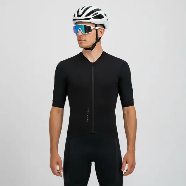 Pánský cyklistický dres silvini trafoi černá l