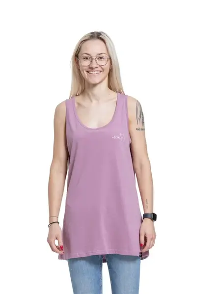 Meatfly dámské tílko Zoe Rose Blossom | Růžová | Velikost M | 100% bavlna