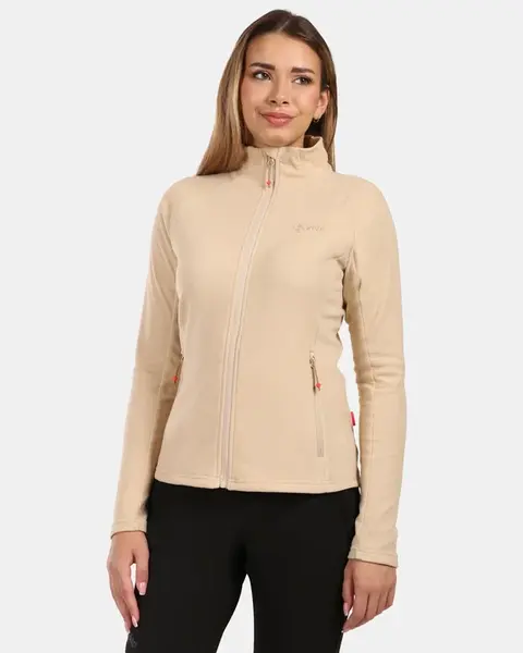 Dámská fleecová mikina kilpi glamer-w béžová 44