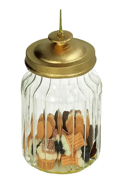 Závěsná vánoční dekorace home & lifestyle 10,2 x 6,1 x 6,1 cm více barev