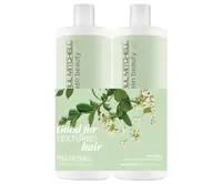 Sada pro nepoddajné vlasy Paul Mitchell Clean Beauty Anti Frizz Save Big Duo + dárek zdarma