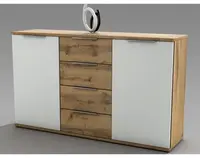 Komoda Capri, dub wotan/biela%