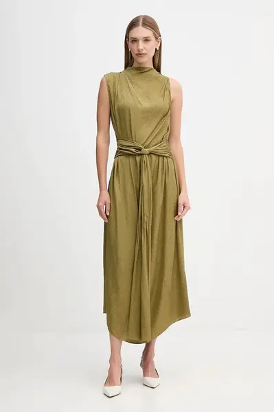 Šaty Hoss Intropia zelená barva, midi, 8222115