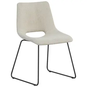 Stylife ŽIDLE, krémová, černá