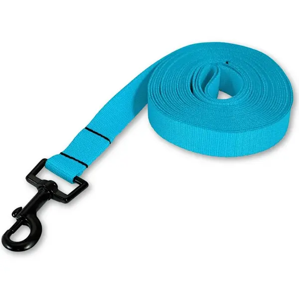 PafDog® Lehké stopovací vodítko ploché, 2cm - světle modrá PAF-317